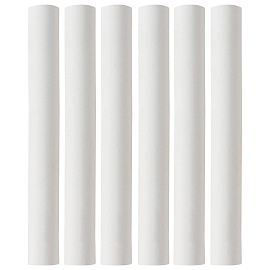 Мел белый круглый мягкий 400 штук, BRAUBERG, картонная упаковка, 227441