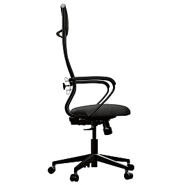 Кресло МЕТТА "ErgoLife" 10 B1-162K, пластик, синхромеханизм, ткань, темно-серое