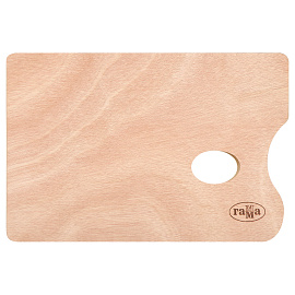 Палитра деревянная Гамма Студия прямоугольная 20х30 см фото Палитра деревянная Гамма Студия прямоугольная 20х30 см