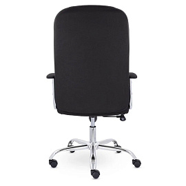 Кресло офисное "Бостон", CH-277, хром, ткань, черный (М-16) фото Кресло офисное "Бостон", CH-277, хром, ткань, черный (М-16)