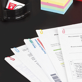 Скрепки STAFF "Manager", 28 мм, цветные, 100 шт., в картонной коробке, 226821 фото Скрепки STAFF "Manager", 28 мм, цветные, 100 шт., в картонной коробке, 226821