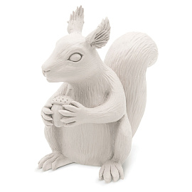 Пластилин скульптурный ТВЕРДЫЙ БЕЛЫЙ "Секреты художника", 1 кг, BRAUBERG ART, 107486