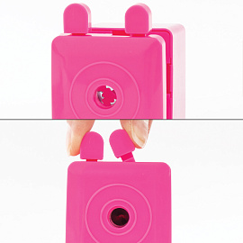 Точилка механическая ПИФАГОР "Study", корпус розовый, 229797