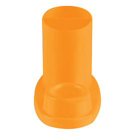 Настольная подставка СТАММ "Эллипс. Сочный офис", пластиковая, ассорти