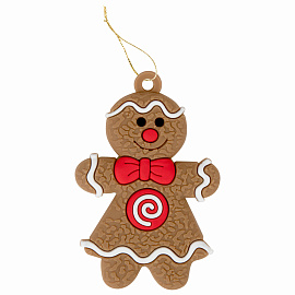 Украшение ёлочное "Пряничные человечки", 12 шт., 7 см, ЗОЛОТАЯ СКАЗКА, 592146