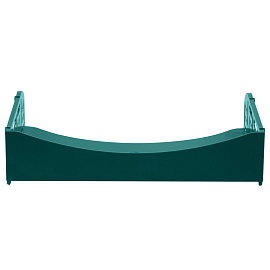 Лоток для бумаг горизонтальный СТАММ "Field", широкая загрузка, темно-зеленый фото Лоток для бумаг горизонтальный СТАММ "Field", широкая загрузка, темно-зеленый