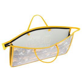 Папка с ручками А4 ArtSpace "Basketball", пластик, на молнии, 45мм