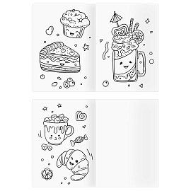 Раскраска А4, 8 стр., ТРИ СОВЫ "Вкусная раскраска