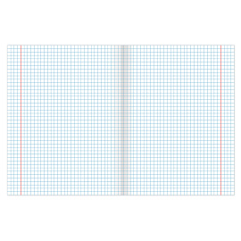 Тетрадь А5, 96 л., BRAUBERG, скоба, клетка, выборочный лак, БЛЭК ДЖЭК, 401848