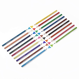 Карандаши цветные Красин "Алые Паруса", 18цв., трехгран., заточен., картон, европодвес