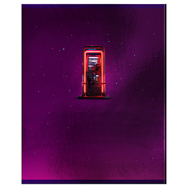 Тетрадь предметная 48л. BG "Мир будущего" - Английский язык, металлизированный картон