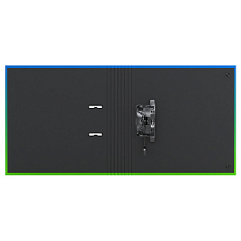 Папка-регистратор Berlingo "Radiance", 50мм, ламинированная, голубой/зеленый градиент