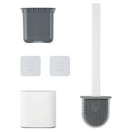 Ерш для унитаза силиконовый OfficeClean Professional (плоский) напольный / настенный с креплением фото Ерш для унитаза силиконовый OfficeClean Professional (плоский) напольный / настенный с креплением