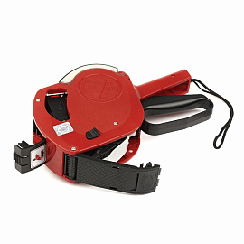 Этикет-пистолет однострочный MoTEX MX-2612 красный (1х9 символов, 26x12 мм волнистая лента)