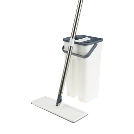 Комплект для уборки OfficeClean Professional, швабра, ведро 6 л., двухкамерное с отжимом, насадка МОП