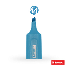 Текстовыделитель Luxor "Textliter Metallic" голубой, 1-5мм. фото Текстовыделитель Luxor "Textliter Metallic" голубой, 1-5мм.