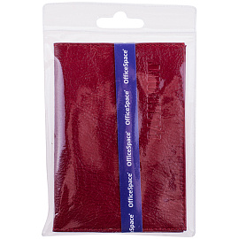 Обложка для паспорта OfficeSpace кожа, красный