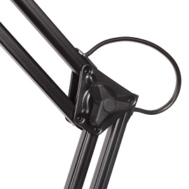 Настольная лампа светильник Дельта 1 на струбцине, ЛЮМИНЕСЦЕНТНАЯ, цоколь G23, 11 Вт, чёрный, с BL-1 фото Настольная лампа светильник Дельта 1 на струбцине, ЛЮМИНЕСЦЕНТНАЯ, цоколь G23, 11 Вт, чёрный, с BL-1