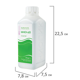 Средство дезинфицирующее 1 л, МАКСИ-ДЕЗ, концентрат фото Средство дезинфицирующее 1 л, МАКСИ-ДЕЗ, концентрат