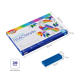 Пластилин классический Гамма Классический 18 цветов 360 грамм фото Пластилин классический Гамма Классический 18 цветов 360 грамм