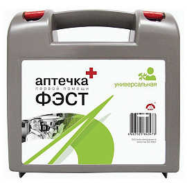 Аптечка первой помощи офисная ФЭСТ до 7 человек (бокс пластиковый)