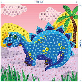 Мозаика из страз Мульти-Пульти "Динозавр