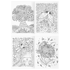 Раскраска А4, 16 стр., ТРИ СОВЫ "Антистресс. Дивный сад
