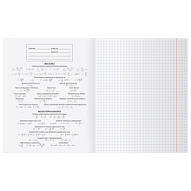 Тетрадь предметная 48л. BG "Перфокарта" - Физика, пластиковая обложка
