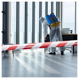 Лента сигнальная Aviora, 50мм*200м, красно-белая, ИУ фото Лента сигнальная Aviora, 50мм*200м, красно-белая, ИУ