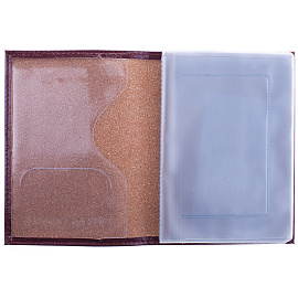 Обложка для автодокументов OfficeSpace экокожа, темно-бордовый фото Обложка для автодокументов OfficeSpace экокожа, темно-бордовый