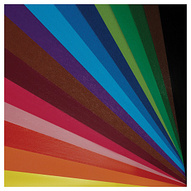 Цветная бумага мелованная А4, Мульти-Пульти, 16л., 16цв., в папке, "Приключения Енота