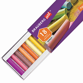 Пастель сухая художественная BRAUBERG ART DEBUT, 18 цветов, круглое сечение, 181460 фото Пастель сухая художественная BRAUBERG ART DEBUT, 18 цветов, круглое сечение, 181460