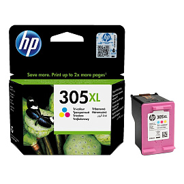 Картридж струйный HP 305XL 3YM63AE цветной оригинальный повышенной емкости
