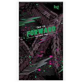 Блокнот А6 32л., на скрепке BG "Гонки. Скорость