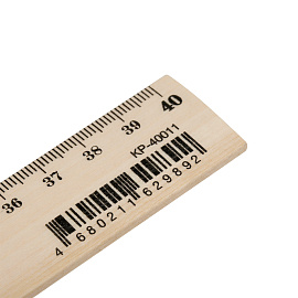 Линейка 40см Красин "Стандарт", дерево фото Линейка 40см Красин "Стандарт", дерево
