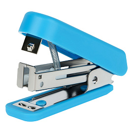 Мини-степлер №10 OfficeSpace до 7л., пластиковый корпус, синий фото Мини-степлер №10 OfficeSpace до 7л., пластиковый корпус, синий