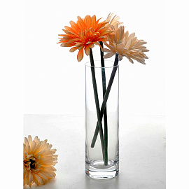 Ваза для цветов колба, высота 265 мм, стекло, PASABAHCE "ФЛОРА", фирменная подарочная упаковка, 43767