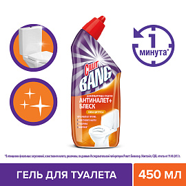 Средство для сантехники чистящее Cillit Bang 0.45 л для уборки туалета