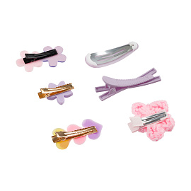 Заколки для волос MESHU, сиреневые, 6шт., европодвес фото Заколки для волос MESHU, сиреневые, 6шт., европодвес