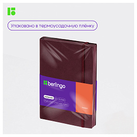 Ежедневник недатированный, В6, 136л., кожзам, Berlingo "Western", с резинкой, коричневый фото Ежедневник недатированный, В6, 136л., кожзам, Berlingo "Western", с резинкой, коричневый
