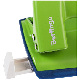 Дырокол Berlingo "Power TX" 10л., металлический, с линейкой, зеленый фото Дырокол Berlingo "Power TX" 10л., металлический, с линейкой, зеленый