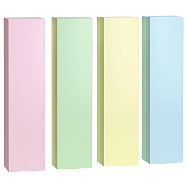 Флажки-закладки Berlingo 12*50мм, 100л*4 пастельных цвета, европодвес