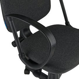 Кресло оператора Helmi HL-M30 "Престиж", ткань серая однотонная