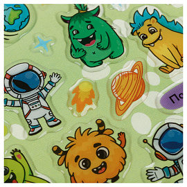 Наклейки гелевые Мульти-Пульти "Монстрики", 22*10см, пакет европодвес фото Наклейки гелевые Мульти-Пульти "Монстрики", 22*10см, пакет европодвес