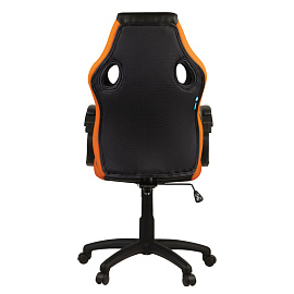 Кресло игровое Helmi HL-S07 "Boost", экокожа/ткань черная/оранжевая фото Кресло игровое Helmi HL-S07 "Boost", экокожа/ткань черная/оранжевая