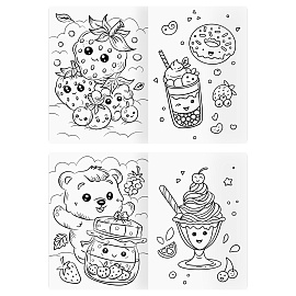 Раскраска А4, 16 стр., ТРИ СОВЫ "Для девочек