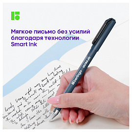 Ручка шариковая Berlingo "Ultra X2" черная, 0,7мм, игольчатый стержень