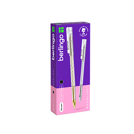 Ручка гелевая Berlingo "Moonlight" черная, 0,5мм, корпус ассорти