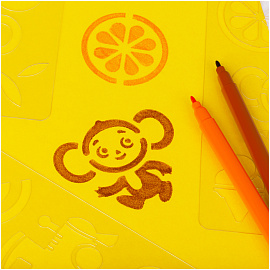 Набор трафаретов Мульти-Пульти "Чебурашка