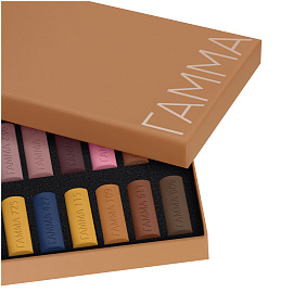 Пастель художественная Гамма, 24 цвета, "Портрет", картон.упак.